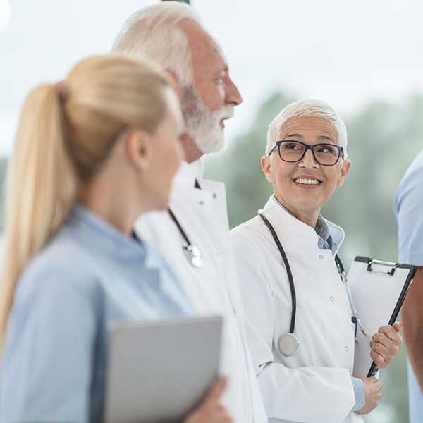 Doctor consulting a patient